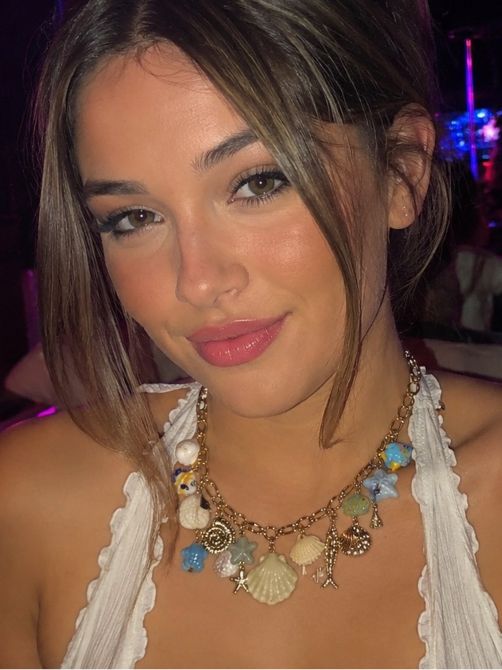 Piper K | Natural Shell Mixed Sea-Life Paperclip Chain  Charm Necklace ✨